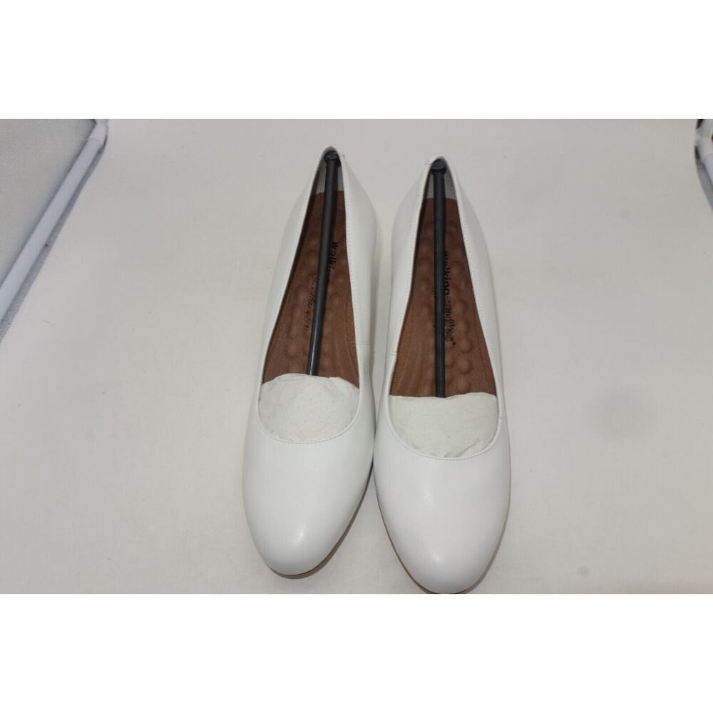 NEW Walking Cradles Joy Cashmere White Heels Pumps Women's 10 - Picture 3 of 7